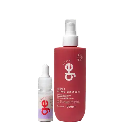 Kit GE Beauty Dupla Cachos Sem Frizz Duo, 2 produtos.