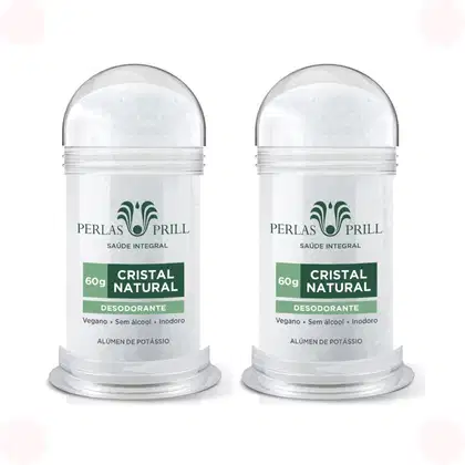 Kit Perlas Prill Cristal Natural Double, 2 produtos.