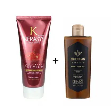 Imagem do produto Kerasys Kit (Másc. Oriental Premium 200ml + Trat. Própolis Shine 180ml)