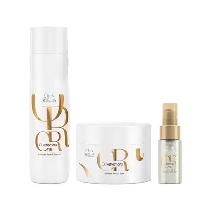 Imagem do produto Kit Wella Oil Reflections - Shampoo e Máscara e Óleo 30ml