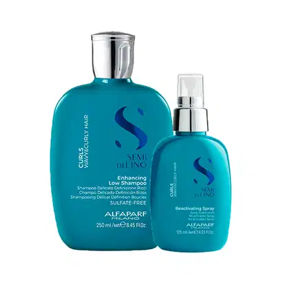 Imagem do produto Kit Alfaparf Milano Professional Semi Di Lino Curls - Shampoo e Spray