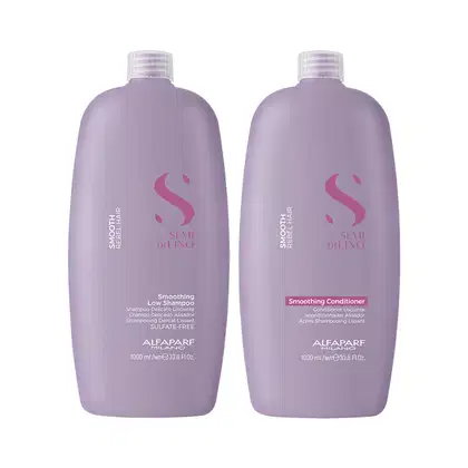Imagem do produto Kit Alfaparf Milano Professional Semi Di Lino Smooth Smoothing Profissional - Shampoo e Condicionador