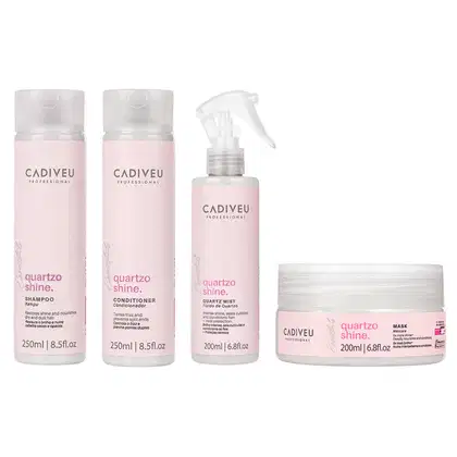 Imagem do produto Kit Cadiveu Essentials Quartzo Shine - Shampoo e Condicionador e Màscara e FluÕdo