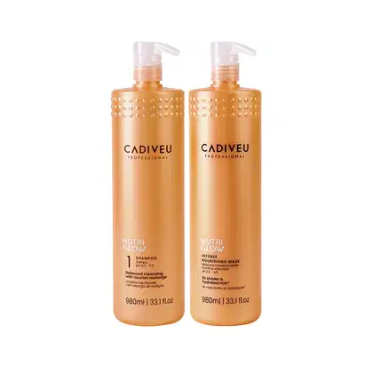 Imagem do produto Kit Cadiveu Nutri Glow - Shampoo e Màscara de Nutri�Üo 980ml
