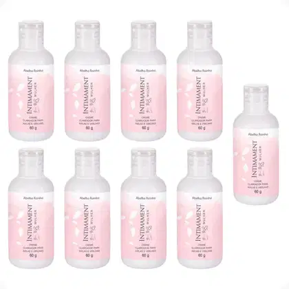 Imagem do produto Kit 9 Creme Clareador de Axilas e Virilhas Intimament Abelha Rainha 60g Para Pele Escurecida