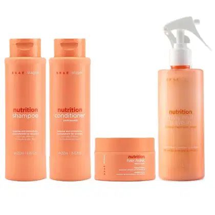 Imagem do produto Kit Braé Stages Nutrition - Shampoo 250ml + Condicionador 250ml + Máscara 150ml + Leave-In 260ml