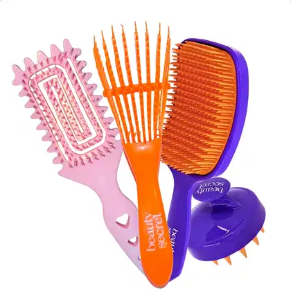 Imagem do produto Kit de Escovas para Cachos Fitagem e Definição Beauty Secret