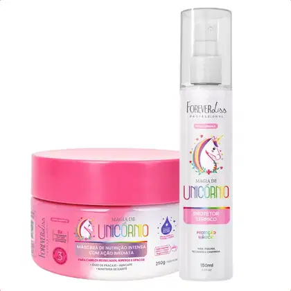 Imagem do produto Kit Máscara Nutrição e Spray Mágia de Unicórnio Forever Liss