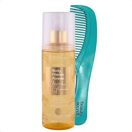 Imagem do produto Kit Body Splash Forever Liss Glamour 200ml e Pente Beauty