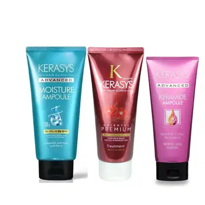 Imagem do produto Kerasys Kit Máscaras (Moisture 300ml + Oriental 200ml + Damage Clinica 200ml)