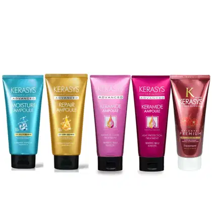 Imagem do produto Kerasys Kit Máscaras (Moisture + Repair + Damage Clinic  + Heat + Oriental)