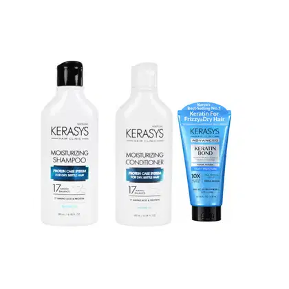 Imagem do produto Kerasys Kit de Hidratação (Duo Moisturizing 180ml + Máscara Silk Moisture 50ml)