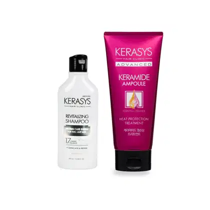 Imagem do produto Kerasys Kit (Shampoo Revitalizing 180ml + Máscara Keramide Heat 200ml)