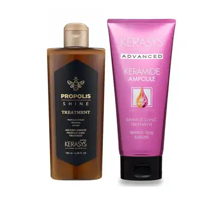 Imagem do produto Kerasys Kit ( Tratamento Própolis Shine 180ml + Máscara Keramide Damage 200ml )