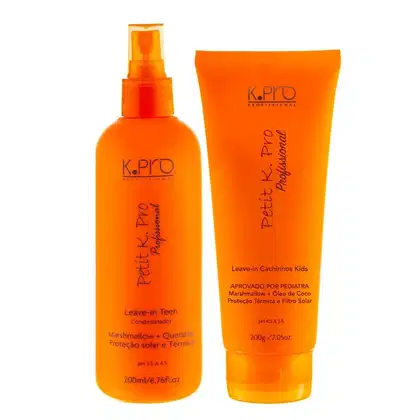 Kit K.Pro Petit com Leave-In Teen Condicionador 220ml + Leave-In Cachinhos 200g