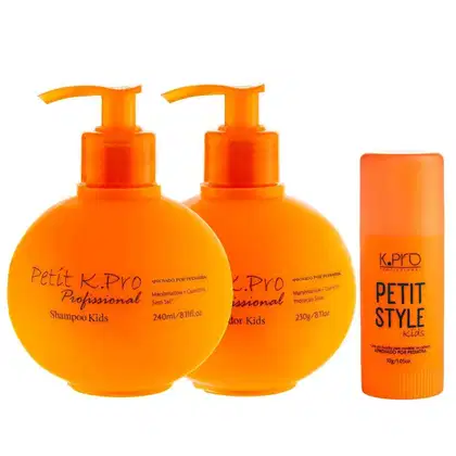 Kit K.Pro Petit com Shampoo 240ml + Condicionador 230ml + Style 30g