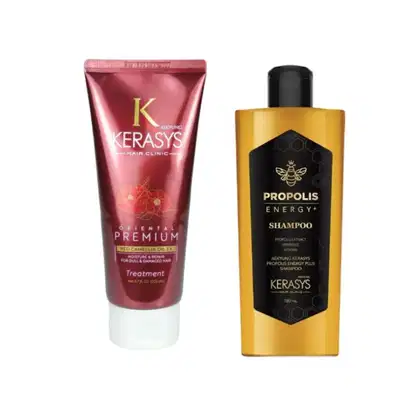Imagem do produto Kerasys Propolis Shine Sh180ml + Oriental Premium Mask200ml