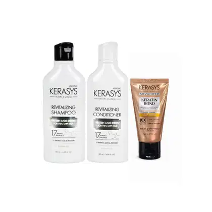 Imagem do produto Kerasys Kit (Duo Revitalizing 180ml + Máscara Deep Repair 50ml)