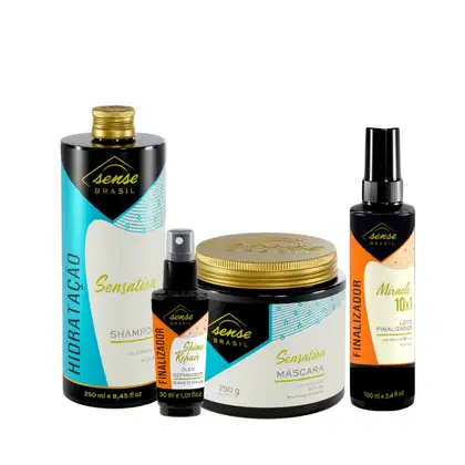 Imagem do produto Sense Brasil Kit (Duo Sensation 250ml + Óleo Shine + Miracle 100ml)