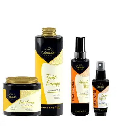 Imagem do produto Sense Brasil Kit (Duo Twist 250ml + Óleo Shine + Miracle 100ml)