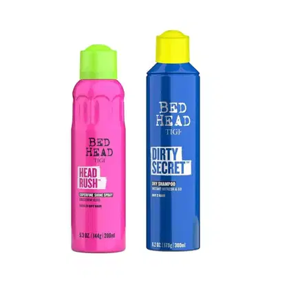 Imagem do produto Tigi Bed Head Spray Brilho200ml + Sh. Dirty Secret a seco300ml