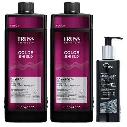 Imagem do produto Kit Truss Color Shield - Shampoo & Condicionador 1 Litro + Hair Protector 250ml