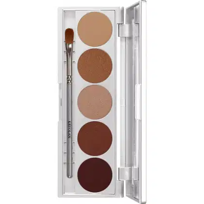 Imagem do produto ELEGANTE PALETA DE SOMBRAS COM 5 CORES, ESPELHO E PINCEL TOM KUWAIT CITY - KRYOLAN