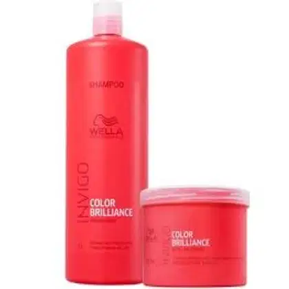 Kit Wella Professionals Invigo Collor Brilliance Duo Salon Intense, 2 produtos.