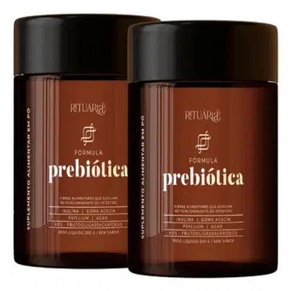 Imagem do produto Kit 2x Fórmula Prebiótica Rituária 200g Suplemento Fibras Al Sem Sabor