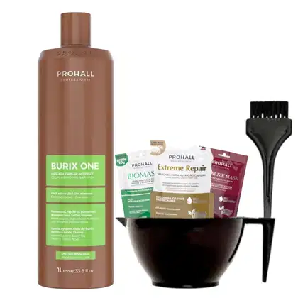 Imagem do produto Escova Progressiva Burix One Prohall Profissional 1L