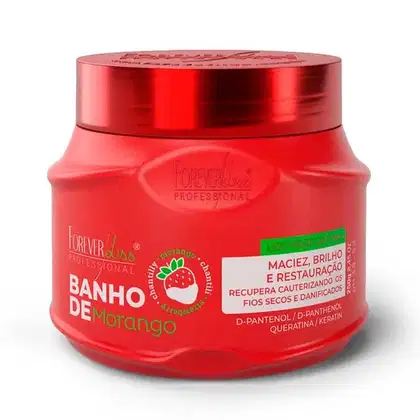 Imagem do produto Mascara Banho de Verniz Morango Forever Liss 250g