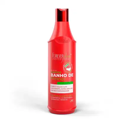 Imagem do produto Shampoo Banho de Verniz Morango Forever Liss 500ml