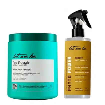 Imagem do produto Kit Btx Pro Repair 1kg e Spray Duo Effect 260ml Let Me Be