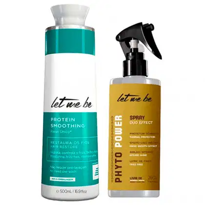 Imagem do produto Kit Progressiva Smoothing e Spray Duo Effect 260ml Let Me Be