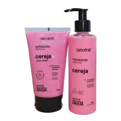 Imagem do produto Kit Labotrat Dia a Dia Cereja - Hidratante 190ml + Esfoliante 150g