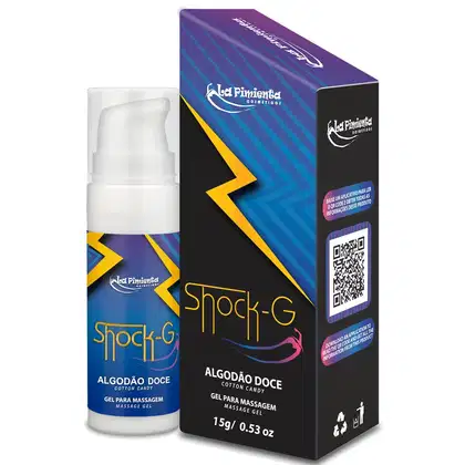 Imagem do produto Vibrador líquido INTENSO Vibra Shock Excita Esquenta e Vibra- Algodão Doce - La Pimienta - 15gl