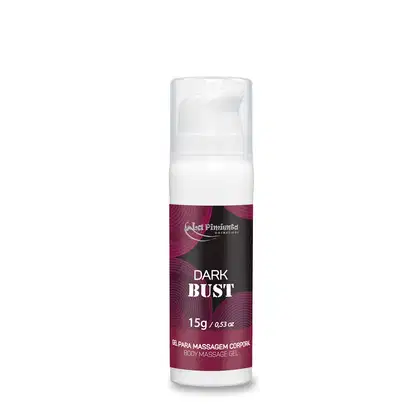 Imagem do produto Gel Para Massagem nos Mamilos Beijável 15g Sabor Morango ICE - LINHA DARK - BUST- La Pimienta