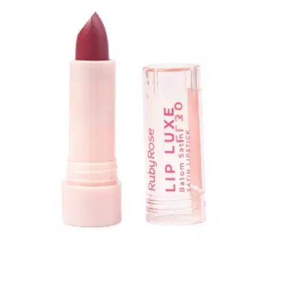 Imagem do produto Batom Satin Lip Luxe Ruby Rose HBL6000 Vermelho Rosa Marrom Cor:LL30