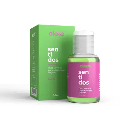 Imagem do produto Óleo Beijável Olove Sentidos Menta Ice - 30 ml