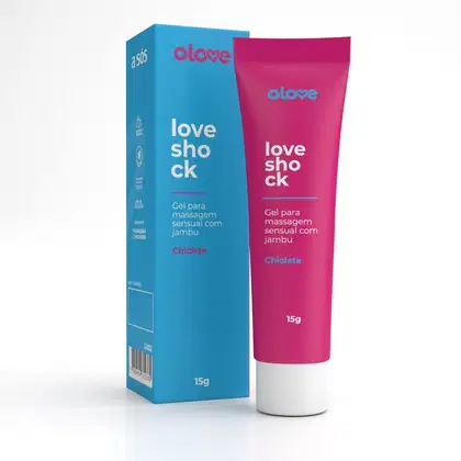 Imagem do produto Gel Excitante Beijável Loveshock Chiclete Olove -  15 g