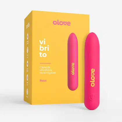 Imagem do produto Cápsula Vibratória Recarregável Olove Vibrito - Rosa