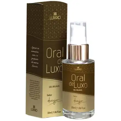 Gel Térmico Beijável Oral de Luxo Marula, da marca Luxxxo.