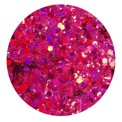 Imagem do produto Glitter Flocado Rosa Pink Holo 3g