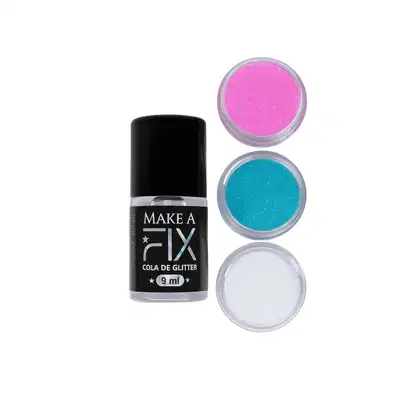 Imagem do produto Kit Iris Holográfico 3 Glitter + Cola Glitter Make A