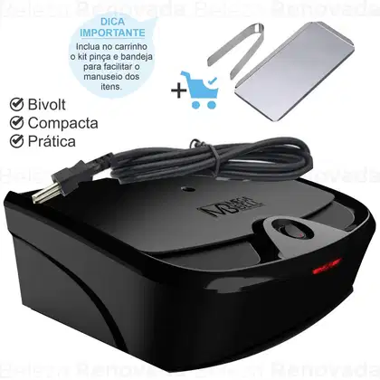Imagem do produto Estufa Manicure Esterilizador Para Alicate Mega Bell Preto
