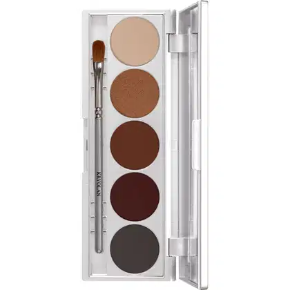 Imagem do produto ELEGANTE PALETA DE SOMBRAS COM 5 CORES, ESPELHO E PINCEL TOM MELBOURNE - KRYOLAN