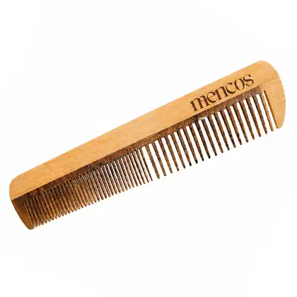 Imagem do produto Pente para Barba Madeira de Lei Maciça Mencos - Duplo Lixado e Polido