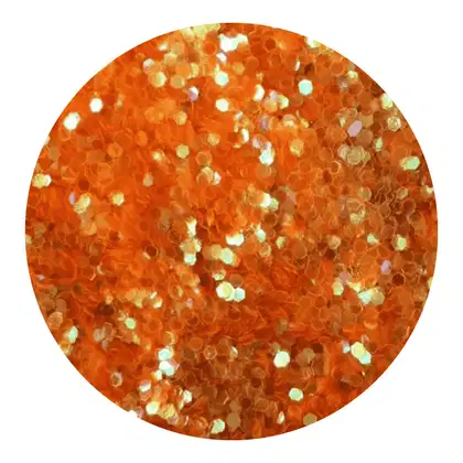 Imagem do produto Glitter Mini Confete Flocado Laranja Tropical 3g