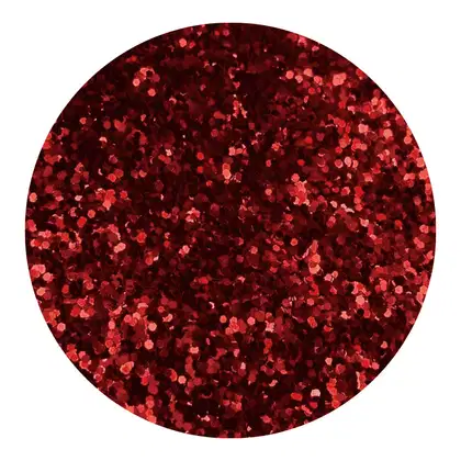 Imagem do produto Glitter Mini Confete Flocado Vermelho Brilhante 3g