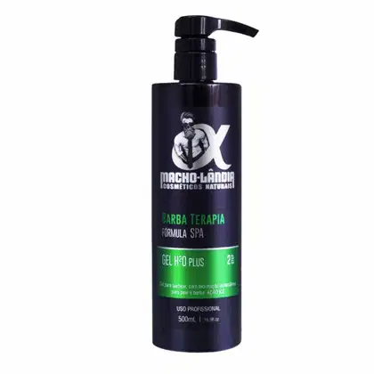 Imagem do produto Macho-Lândia Barba Terapia Gel H2O Plus - Gel de Barbear 500ml